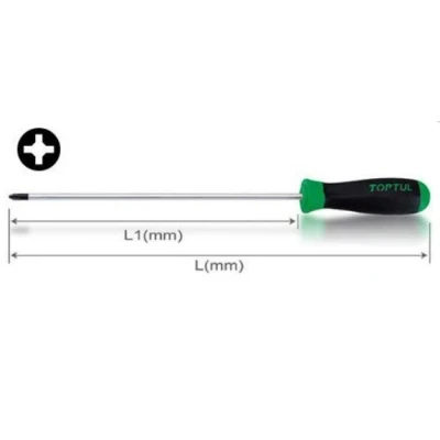 Afbeelding van TOPTUL FBCB0240 Schroevendraaier PH2 400 Magnetisch
