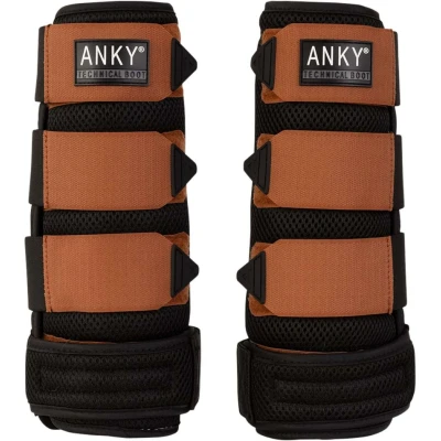 Afbeelding van ANKY 3 in 1 Beenbeschermer 3D Mesh Black/Rust L