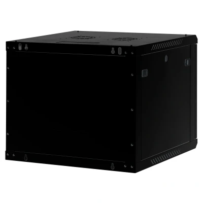 Afbeelding van ROLINE 19 inch wandbehuizing Basic Plus 9U, 600x600 BxD zwart