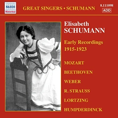 Afbeelding van Elisabeth Schumann Great Singers: E. (CD)