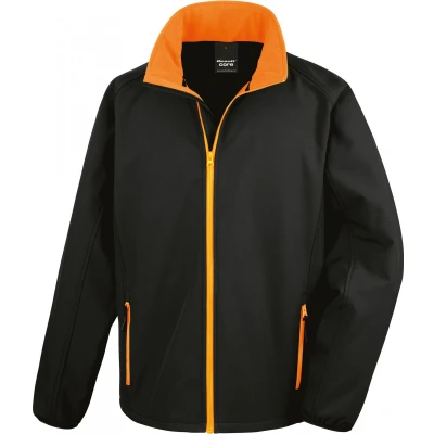 Afbeelding van Result Core Printable Soft Shell R231M Black / Orange