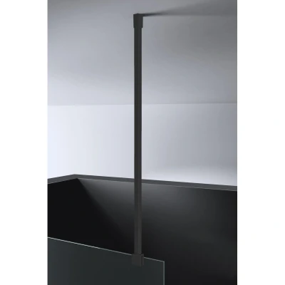 Afbeelding van Best Design Nero Dalis Plafond Stabilisatiestang 100cm voor 8mm glasdikte mat zwart
