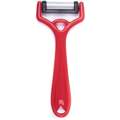 Afbeelding van Solingen Dunschiller Uno Y Model Kunststof Mes 4,2 cm Rood