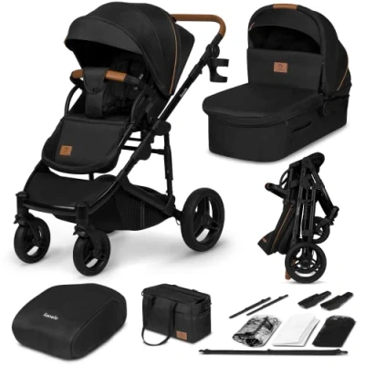 Afbeelding van Lionelo Kinderwagen Mari Tour Black Onyx