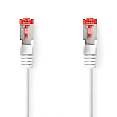 Image de Nedis Câble réseau RJ 45 (M) pour 1 m SFTP CAT 6 moulé rond blanc