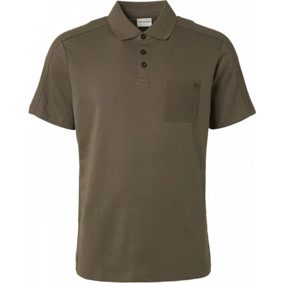 Afbeelding van No Excess Polo Jacquard Army Groen maat XXL heren met Regular fit Pasvorm Stretch Suitable Herenkleding Poloshirt