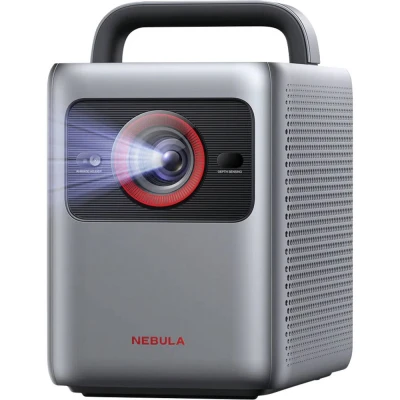 Afbeelding van Anker NEBULA Cosmos 4K SE Laser+LED Dolby Vision Projector: projector met 1800 ANSI Lumen hoge helderheid, 200&quot; enorm scherm, verbeterde beeldkwaliteit, Google TV, draagbare handvat Gelicentieerd door Netflix