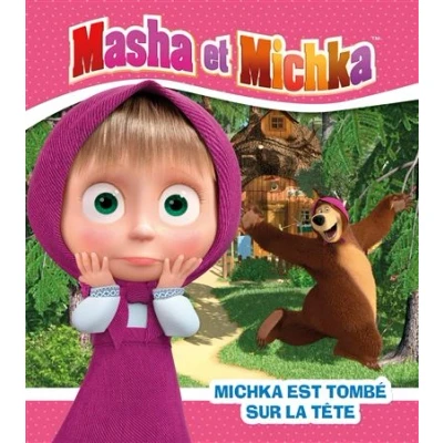 Image de Masha et Michka est tombé sur la tête