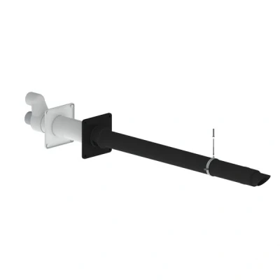 Afbeelding van Burgerhout balkondoorvoer 2000 mm incl. adapter 2x Ø80. Artikelnr: 400453878