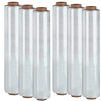 Afbeelding van Stretchfolie 500 mm en 300 m, transparant, 6 rollen