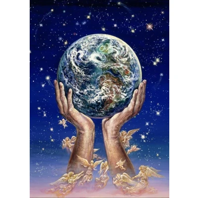 Afbeelding van Legpuzzel 1500 stukjes Hands Of Love, Josephine Wall Grafika puzzel