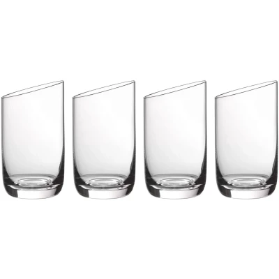 Afbeelding van Villeroy &amp; Boch NewMoon Drinkglas 26 Cl Set Van 4 Transparant