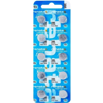 Afbeelding van RENATA Horlogebatterijen Watch 386 10 stuks