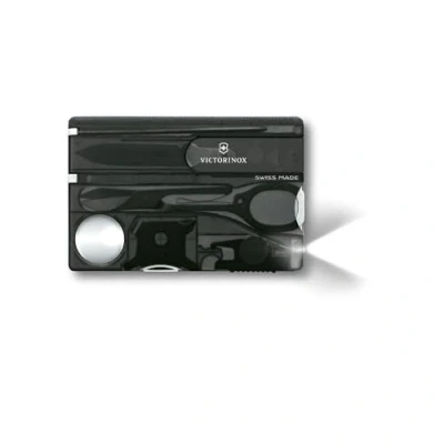 Afbeelding van Victorinox SwissCard Lite 0.7333.T3 Zakgereedschapsset Aantal functies 13 Onyx (transparant)