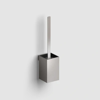 Afbeelding van Clou Fold toiletborstelgarnituur wandmodel rvs geborsteld