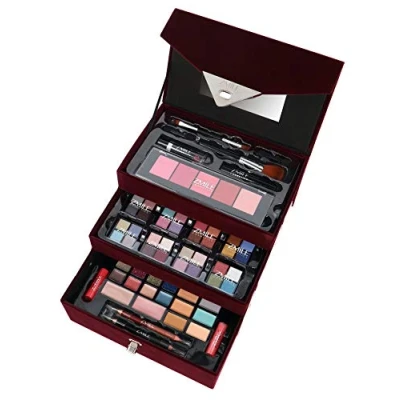 Afbeelding van Make up Koffer Velvety Dark Berry 74 delig