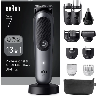 Afbeelding van Braun All in One Series 7 AIO7560 13in1 Verzorgingsset ProBlade AutoSense Grijs