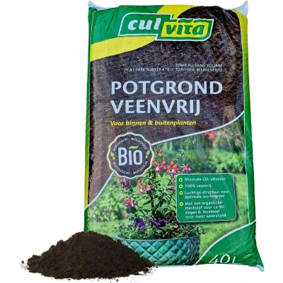 Afbeelding van Culvita Biologische turfvrije Potgrond 40 L voor binnen en buitenplanten