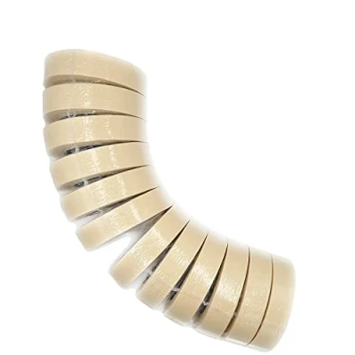 Afbeelding van ACIT, Schilderband, Schildertape, Afplakband, Masking tape, Afplakband voor Verf Schilderstapje, Afplakken van de Afdekfolie bij Schilderwerkzaamheden (12 rollen 25 mm)