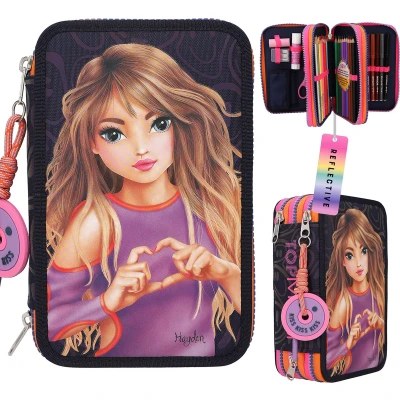Afbeelding van Depesche TOPModel 3 vaks etui NIGHT LIGHT
