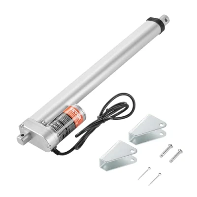 Afbeelding van VEVOR lineaire actuator 12 V, met hoge snelheid van inch, bewegingsaandrijving 220 lbs/1000 N montagebeugel en IP54 bescherming
