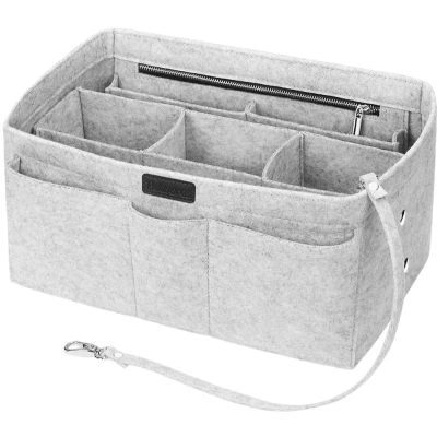 Afbeelding van Betoores Handtas organizer voor Speedy Neverfull handtas, Lichtgrijs