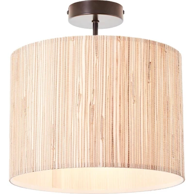 Afbeelding van Brilliant Wimea Plafondlamp E27 max 1x40W Zwart/Hout