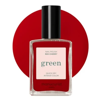Afbeelding van Manucurist Green Nagellak, klassiek, natuurlijk, 9 delig, biologische lak (84%), manicure, nagelverzorging, 15 ml (Hortencia)