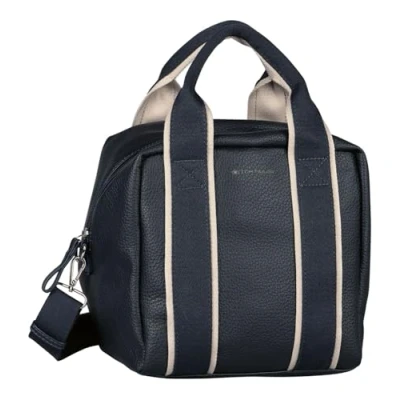 Afbeelding van TOM TAILOR Schoudertas Handtas Hermia Zip Tote Bag Dark Blue Donkerblauw