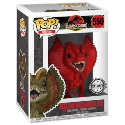 Afbeelding van Funko Pop! Movies: Jurrassic Park Dilophosaurus RED (only at Target) Exclusive [7.5/10]