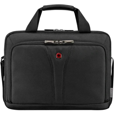 Afbeelding van Wenger, 14&#039;&#039; BC Free Slim Laptoptas met Verstelbare Schouderriem, Zwart