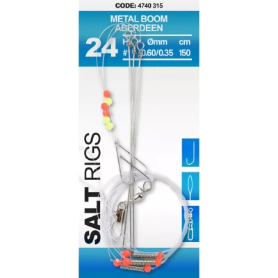 Afbeelding van Spro Salt Rig 24 Metal Boom Aberdeen #4 Zeevis onderlijn