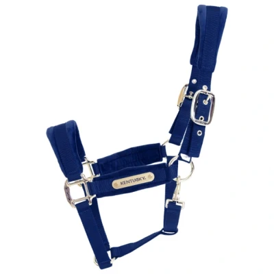 Afbeelding van Kentucky Halster Velvet Navy Cob