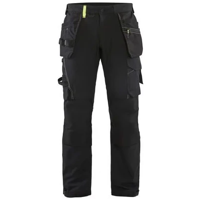Image de Pantalon maintenance +stretch rouge/noir Blåkläder
