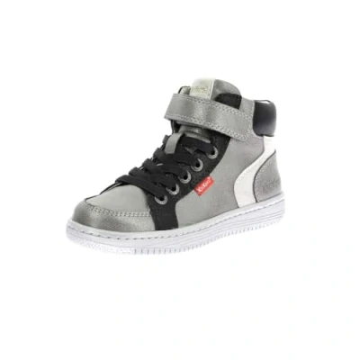 Afbeelding van Kickers Sneakers Babyschoenen voor kinderen, Maat: 24, Argent Kunststof