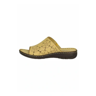 Afbeelding van Caprice Muiltjes, Dames, Maat: 39, Yellow nappa Leer