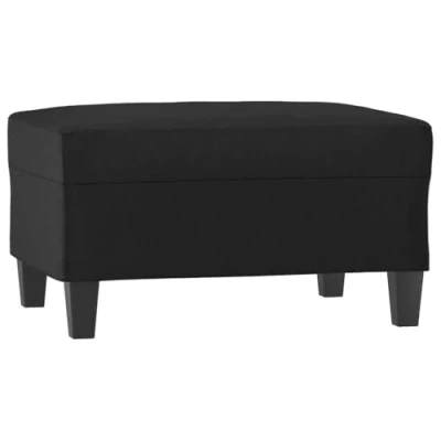 Image de vidaXL Repose pied Noir 70x55x41 cm Similicuir349355