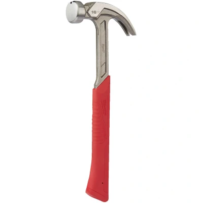 Afbeelding van MILWAUKEE 4932478655 klauwhamer met Shockshield grip gebogen 450g