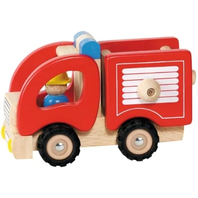 Afbeelding van Goki Feuerwehr Speelgoedautootje voor kinderen, Maat: One Size, Multi coloured