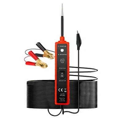 Afbeelding van KAISAL 6 24 V stroomcircuitsondeset Auto elektrische circuittester polariteitscontinuïteitstester met led indicator Spanningstester Automotive elektrisch systeemgereedschap