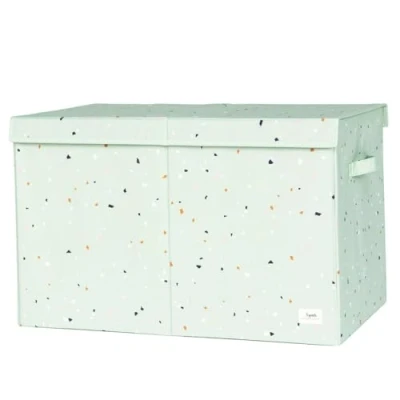 Afbeelding van 3 Sprouts Speelgoedkist Terrazzo Mint Groen