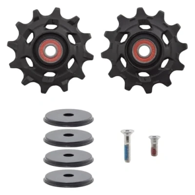 Afbeelding van Sram Achterderailleurpoelie Kit Force E tap Axs Stalen Lager: 12s Zwart