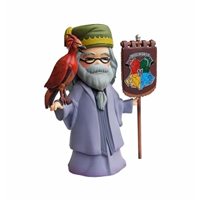 Afbeelding van Harry Potter Statue Dumbledore &amp; Fumseck (15 cm)