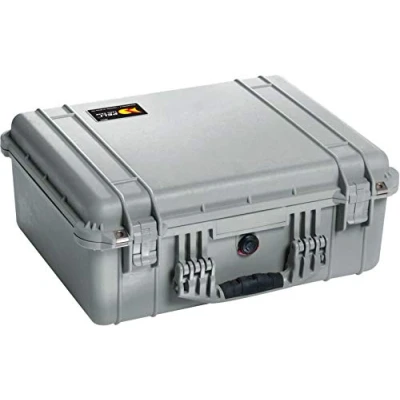 Afbeelding van Peli Case Camerakoffer 1550 Zilver excl. plukschuim 52,400000 x 42,800000 20,600000 cm (BxDxH)