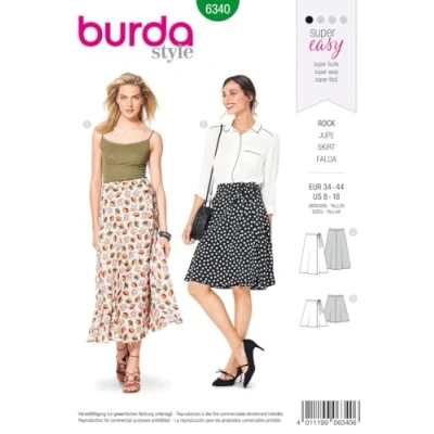 Afbeelding van Burda Naaipatroon 6340 Rok in variaties