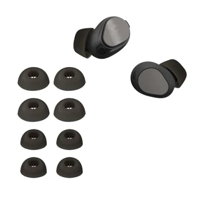 Afbeelding van kwmobile 8x Reserve covers voor oordopjes geschikt Jabra Elite 10 / E10 4 maten Silicone dopjes in ear headphones