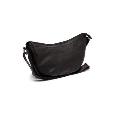 Afbeelding van The Chesterfield Brand Leren Schoudertas Zwart Clarita