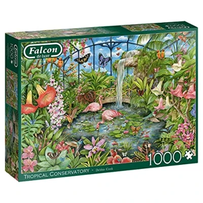 Afbeelding van Falcon puzzel Tropical Conservatory Legpuzzel 1000 stukjes