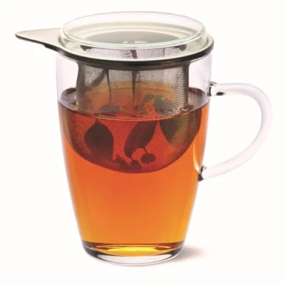 Afbeelding van Bohemia Cristal 022004023 Tea For One theeglas, transparant, 11,0 x 8,5 13,5 cm