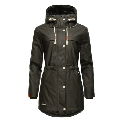 Afbeelding van Navahoo Rainy Forest Regenjas, Dames, Maat: 3XL, Black